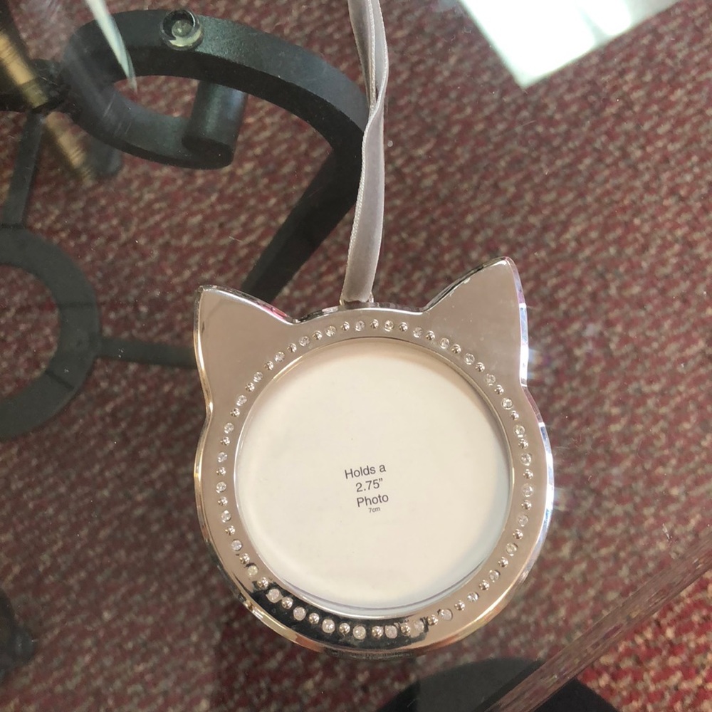 Arthur Court Cat Christmas Picture Ornament